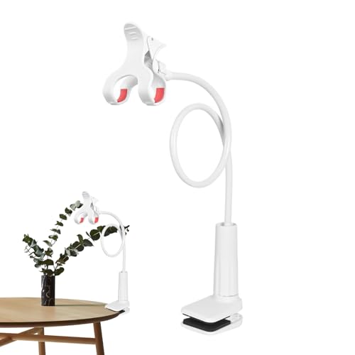 Bedside Phone Holder Clip Multifunctional Adjustable - color: White