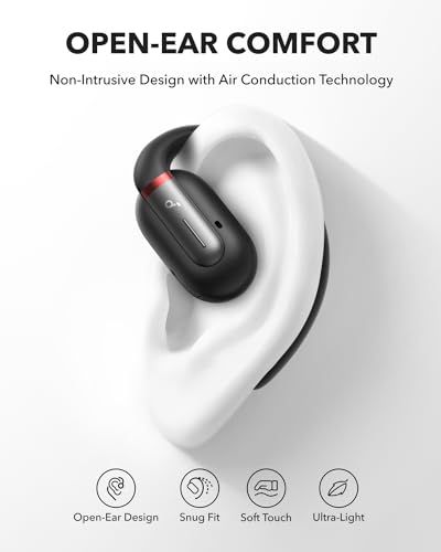 Soundcore V30i by Anker Open Ear Earbuds, Open Ear Headphones True Wireless - size: Standard