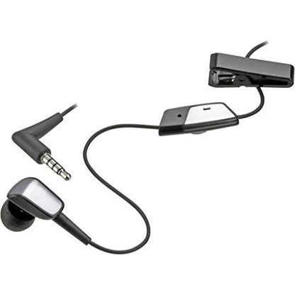 Mono Headset Wired Earphone Handsfree Mic 3.5mm Headphone Single Earbud in-Ear Compatible with GreatCall Jitterbug Flip