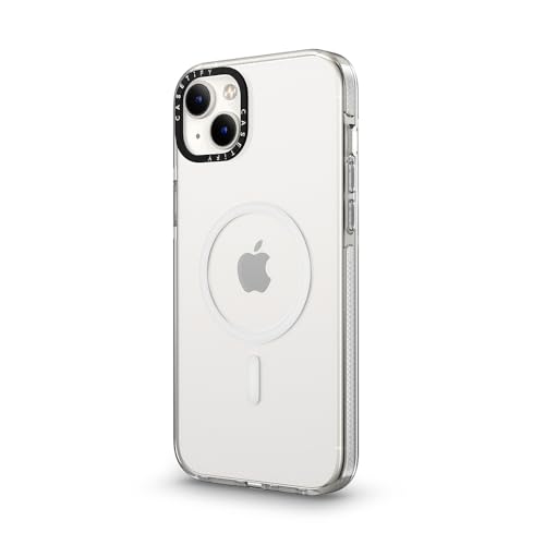 CASETiFY for iPhone 14 Plus Case - Impact Clear Compatible with MagSafe | Not Yellowing | 6.6 ft. 3X Military Grade Drop Protection | Clear - color: Clear, size: Iphone 14 Plus (6.7")