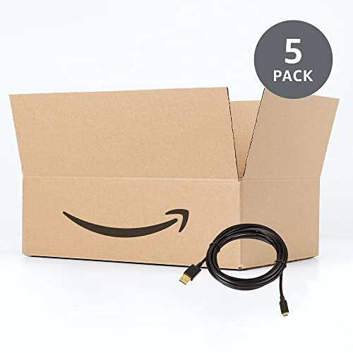 Amazon Basics 5-Pack USB-A to Micro USB Charging & Data Transfer Cable, 480Mbps Transfer Speed, Gold-Plated Plugs, USB 2.0, 10 Foot, Black - size: 10 Feet, style: 5-Pack