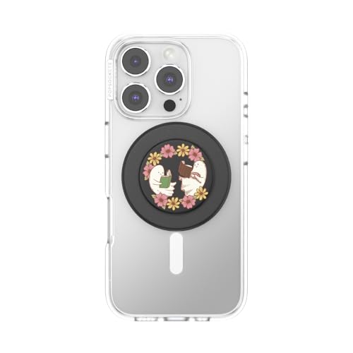 PopSockets Phone Grip for MagSafe, Magnetic Holder- Bookish Besties - color: Bookish Besties, style: MagSafe
