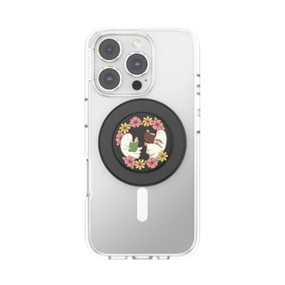 PopSockets Phone Grip for MagSafe, Magnetic Holder- Bookish Besties - color: Bookish Besties, style: MagSafe