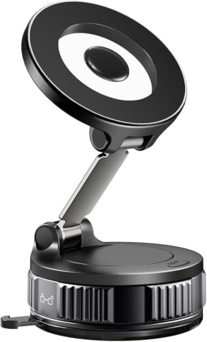 Magnetic Phone Holder for Car, 360° Adjustable Vacuum Car Phone Holder - size: Clamp Suction Phone Holder