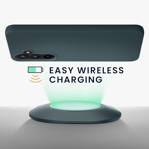 kwmobile Case Compatible with Samsung Galaxy A55 5G Case - Soft Slim Protective TPU Silicone Cover - Dark Slate - color: Dark Slate, size: Galaxy A55 5G