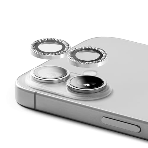 CASETiFY Camera Lens Gem [Easy Application] for iPhone 16/16 Plus - Silver - color: Silver, size: iPhone 16 / 16 Plus