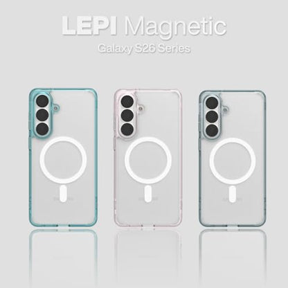 PLES | LEPI Air Layer Magnetic, Compatible with Galaxy S26, MagSafe, Wireless Charging, Clear, Military Grade Shockproof, Anti-Yellowing, Anti-Scratch - color: Slate Harbor, size: S26