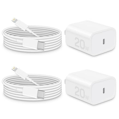 CXX iPhone 14/13/12 Charger 20W Fast Charging [MFi Certified] - color: White, size: 6FT