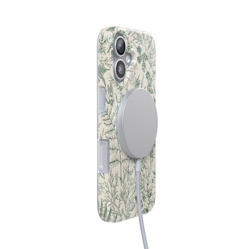 Casely iPhone 17 Case | Green Floral | Sage Garden | Compatible with MagSafe | Classic Ultra Slim Design - color: Sage Garden | Green Floral