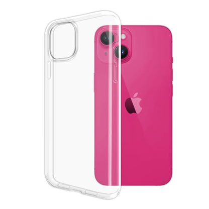Set of 2 Transparent TPU Protector Case Cover Soft Gel Skin Compatible with Apple iPhone 15 Plus 6.7 inch 2023 - Clear