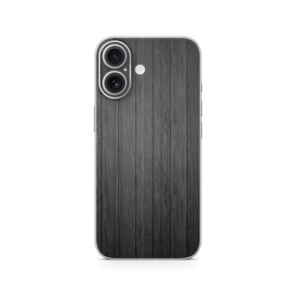 Phone Skin Compatible with Apple iPhone 17 - Black Wood - Premium 3M Vinyl Protective Wrap Decal Cover - Easy to Apply | Crafted in The USA by MightySkins - color: Black Wood, size: iPhone 17 (Back Wrap), style: Matte Finish