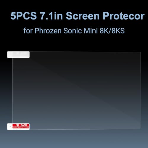 5PCS 7.1inch Screen Protector for Phrozen Sonic Mini 8K/8KS,Wear-Resistant Leak-Proof Protective Film for 3D Printers,Thickness 0.1mm - style: 7.1in for Phrozen Sonic Mini 8K/8KS