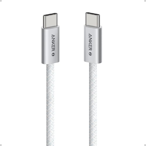 Anker Zolo USB C to USB C Cable, 240W Fast Charging Cable (3.3 ft, White) - color: White, size: 3.3ft