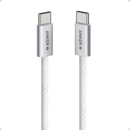 Anker Zolo USB C to USB C Cable, 240W Fast Charging Cable (3.3 ft, White) - color: White, size: 3.3ft