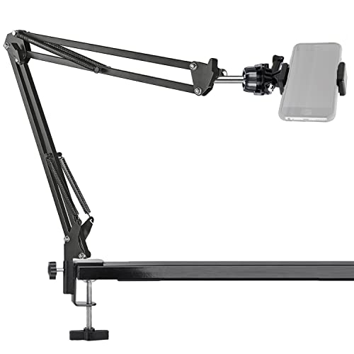 Phone Video Stand,Overhead Camera Mount Compatible with iPhone Samsung Live Streaming,Baking,Craft,Videos,Online Lessons