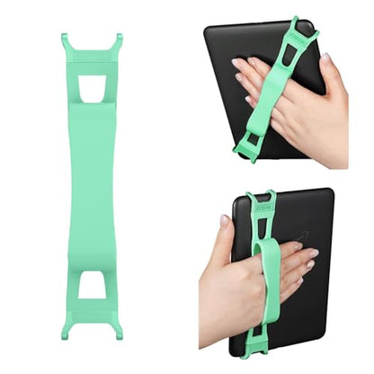 CoBak Secure Hand Strap for Ebook Reader, Lightweight, Elastic, Sage Green - color: Sage Green