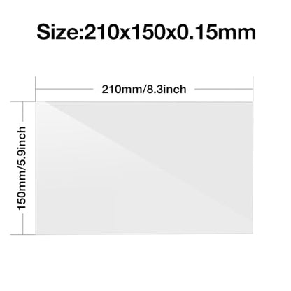 210x150x0.15mm FEP Film for Elegoo Mars 5 Ultra/Mars 5/Mars 4 3D Printers - style: 210*150mm for Mars 4/5/5 Ultra