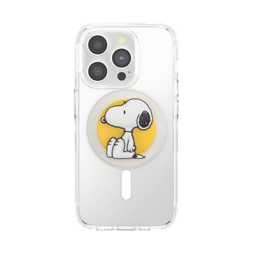 PopSockets Phone Grip for MagSafe, Magnetic Holder- Snoopy Skip - color: Enamel Snoopy Skip, style: MagSafe