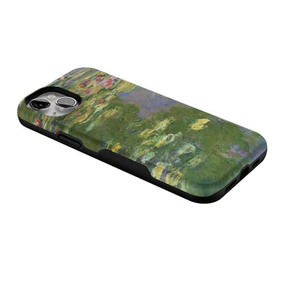 Casely iPhone 15 Plus Case | Monet's Water Lilies | The Met Museum | Bold Protective Design | Compatible with MagSafe - color: Monet's Water Lilies | The Met Museum