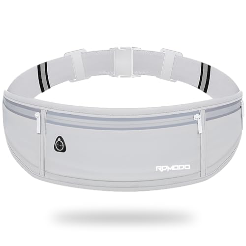 Water Resistant Fanny Pack, Slim Running Belt for Women Men, Grey - color: 04 - Grey