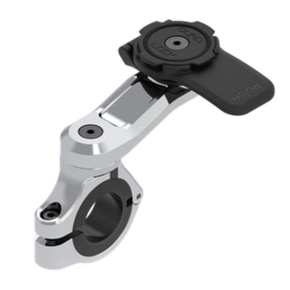 Quad Lock Motorcycle Handlebar Mount PRO Chrome for iPhone, Samsung Galaxy and Pixel Smartphone - size: Handlebar Mount PRO Chrome