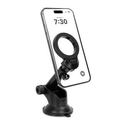 iHome Car Mount, Dashboard/Windshield/Vent Mount, Swivel Neck, Silicone Grip, Adjustable Mount Arm with Suction Cup Base (Magnetic Car Mount) - style: Magnetic Car Mount