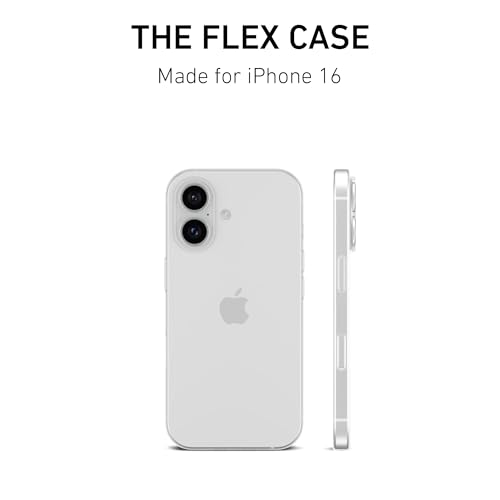 PEEL Flex Case for iPhone 16 (Clear Soft) - color: Clear, size: Flex Grip
