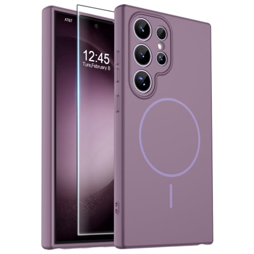 zapica Magnetic for Samsung Galaxy S23 Ultra Case, Purple - color: Purple, size: Samsung Galaxy S23 Ultra 6.8''