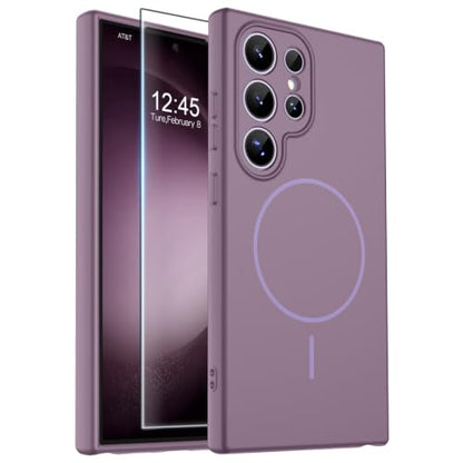 zapica Magnetic for Samsung Galaxy S23 Ultra Case, Purple - color: Purple, size: Samsung Galaxy S23 Ultra 6.8''