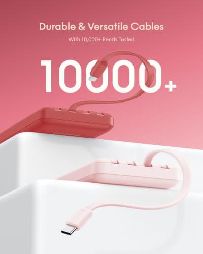 charmast Portable Charger,Fast Charging Power Bank - color: Red