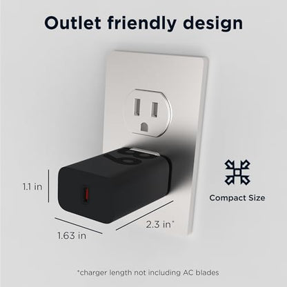 Motorola TurboPower 68W USB-C Wall Charger + 3.3ft 6.5 Amp Cable - size: 68W