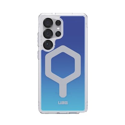 URBAN ARMOR GEAR UAG Designed for Samsung Galaxy S25 Ultra Case 6.9" Plyo Pro - Compatible with Magnetic Charging Translucent Rugged Military Drop Tested Protective Cover, Blue Ombre - color: Plyo Pro - Blue Ombre