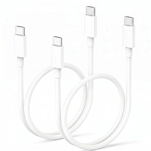 Short USB C to USB C Cable 1.5 ft, 60W Fast Charging USBC Car Charger Cord - size: 1.5FT, style: USBC to USBC