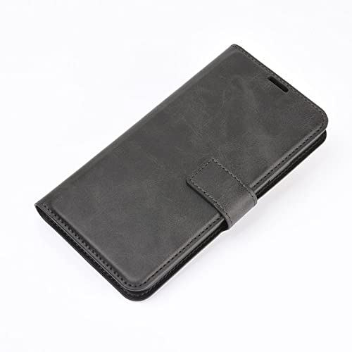 Flip Case for Samsung A03S Wallet PU Leather Magnetic Protective Cellphone Case for Samsung Galaxy A02S A025M A03S A037M Folio Book Cover with Stand (Black) - color: Black