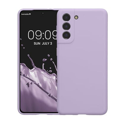 kwmobile Case Compatible with Samsung Galaxy S21 Case - Protective Slim TPU Phone Cover - Soft Matte Finish - Lavender - color: lavender, size: Galaxy S21