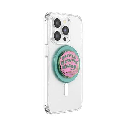 PopSockets Phone Grip for MagSafe, Magnetic Holder- Happy Bday Harry - color: Enamel Birthday, style: MagSafe