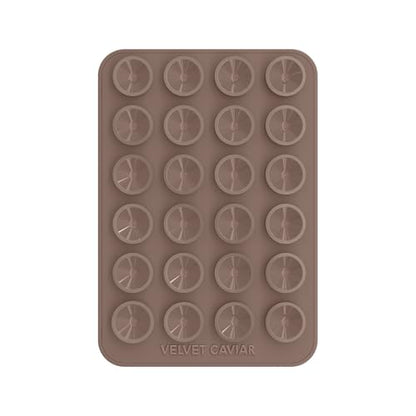 Velvet Caviar Suction Cup Phone Case Mount Compatible with MagSafe Devices Only - Magnetic Silicone Sticky Phone Grip Holder for iPhone Back of Phone - Mirror Gripper (Cashmere Taupe) - color: Cashmere Taupe