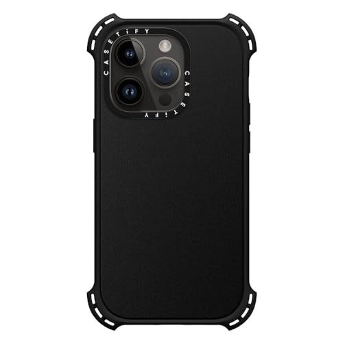 CASETiFY for iPhone 14 Pro Case - Bounce Compatible with MagSafe | Shockproof | 21.3 ft. 6x Military Grade Drop Protection | Matte Black - color: Matte Black, size: Iphone 14 Pro (6.1")