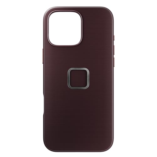 Peak Design Mobile Everyday Phone Case for iPhone 16 Pro Max, Eclipse, Slim Profile, Drop Protection, Weatherproof Fabric Shell, SlimLink Connects to Mobile Mounts & Gear - color: Eclipse