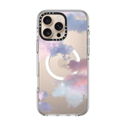 CASETiFY for iPhone 16 Pro Max Case - Impact Clear Compatible with MagSafe | Not Yellowing | 6.6 ft. 3x Military Grade Drop Protection | Clouds | Clear - color: Clouds, size: Iphone 16 Pro Max (6.9")