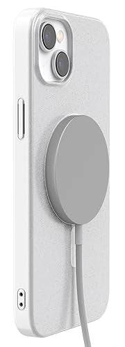 Casely iPhone 14 Plus Case | Clear Skies | Clear Shimmer | Compatible with MagSafe | Classic Ultra Slim Design - color: Clear Skies | Clear Shimmer