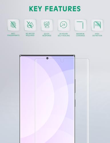 apiker 4 Pack Screen Protector Compatible with Samsung Galaxy Note 10 Plus
