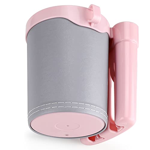 Accmor 3-in-1 Bike Cup Holder with Cell Phone Keys Holder, Bike Water Bottle Holders, Universal Bar Drink Cup Can Holder for Bicycles, Motorcycles, Scooters, Grey Pink - color: Grey Pink