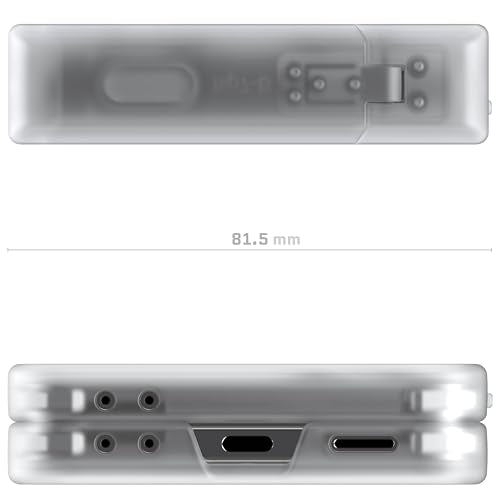 Ghostek Covert Clear Galaxy Z Flip7 Case with Built-in Kickstand, MagSafe and Full Hinge Protection Designed for 2025 Samsung Galaxy Flip 7 (6.9") (Clear Matte) - color: Clear Matte, size: Galaxy Z Flip 7
