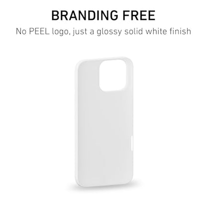 PEEL Super Thin Case for iPhone 16 (Jet White) - color: Jet White, size: Super Thin