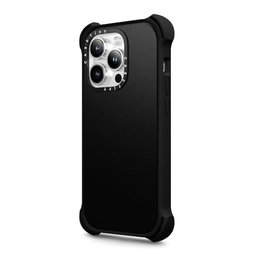 CASETiFY for iPhone 14 Pro Case - Bounce Compatible with MagSafe | Shockproof | 21.3 ft. 6x Military Grade Drop Protection | Matte Black - color: Matte Black, size: Iphone 14 Pro (6.1")