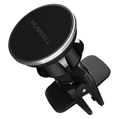 HUSSELL Magnetic Phone Car Mount, Air Vent Phone Mount for Car 360° Adjustable Universal Magnet Phone Holder - Compatible with Any Cell Phone, iPhone Galaxy LG Huawei