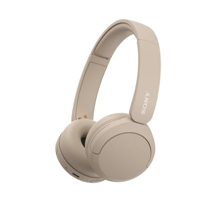 Sony WH-CH520 Wireless On-Ear Bluetooth Headphones with Mic, Cappuccino - color: Cappuccino