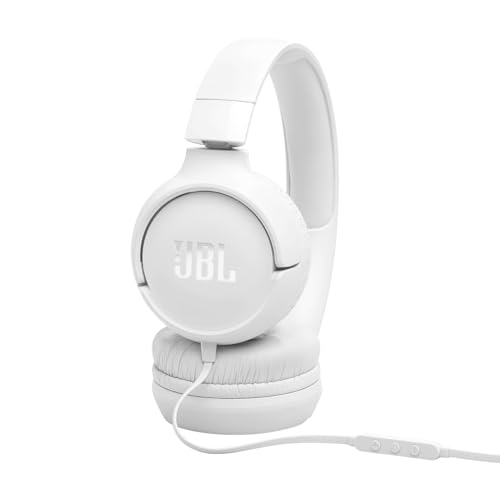 JBL Tune 520C USB-C - Wired On-Ear Headphones - White - color: White