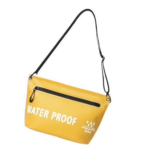 Mesh Beach Bag with Pockets, Extra Large Capacity Pool Tote Bag - color: Yellow